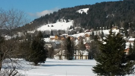 Vue depuis les pistes de fond